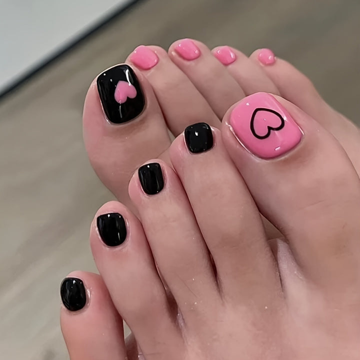 Creative Nail Art Set with Heart Patterns Kalsten