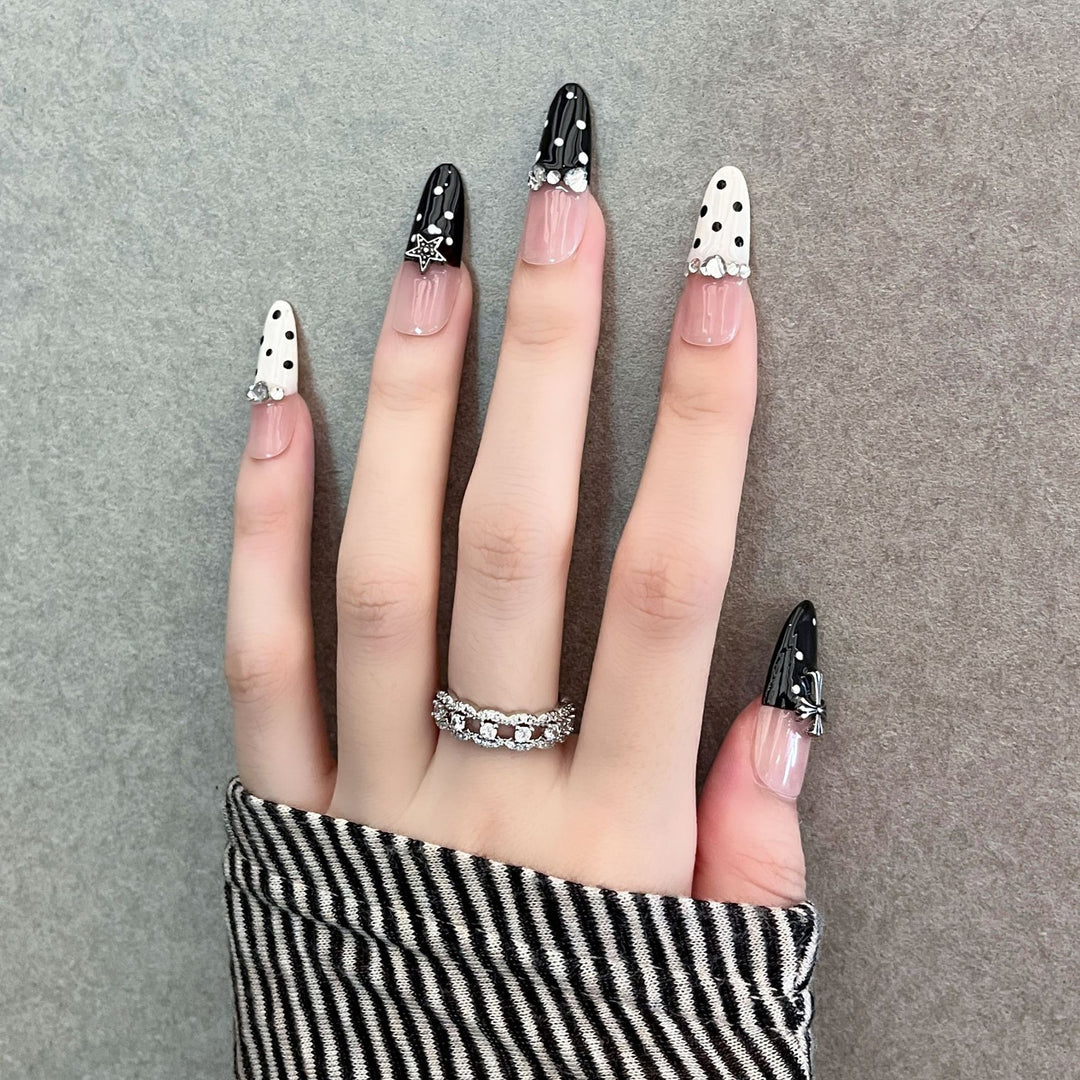 Elegant Decorative Press-On Nail Extensions Kalsten