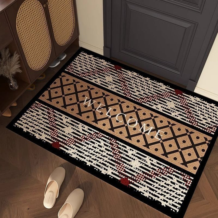Decorative Geometric Shape Welcome Mat
