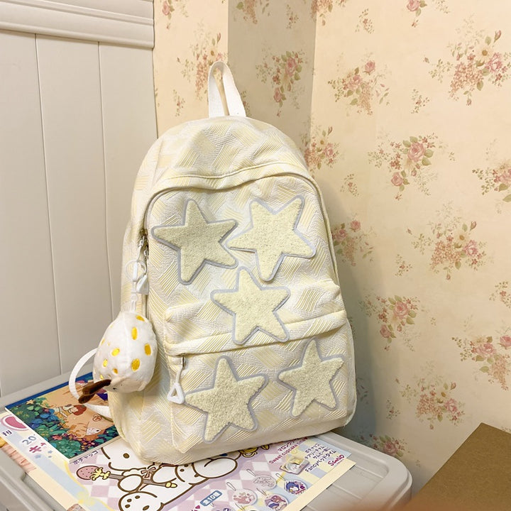 Cute Star-Embellished Backpack