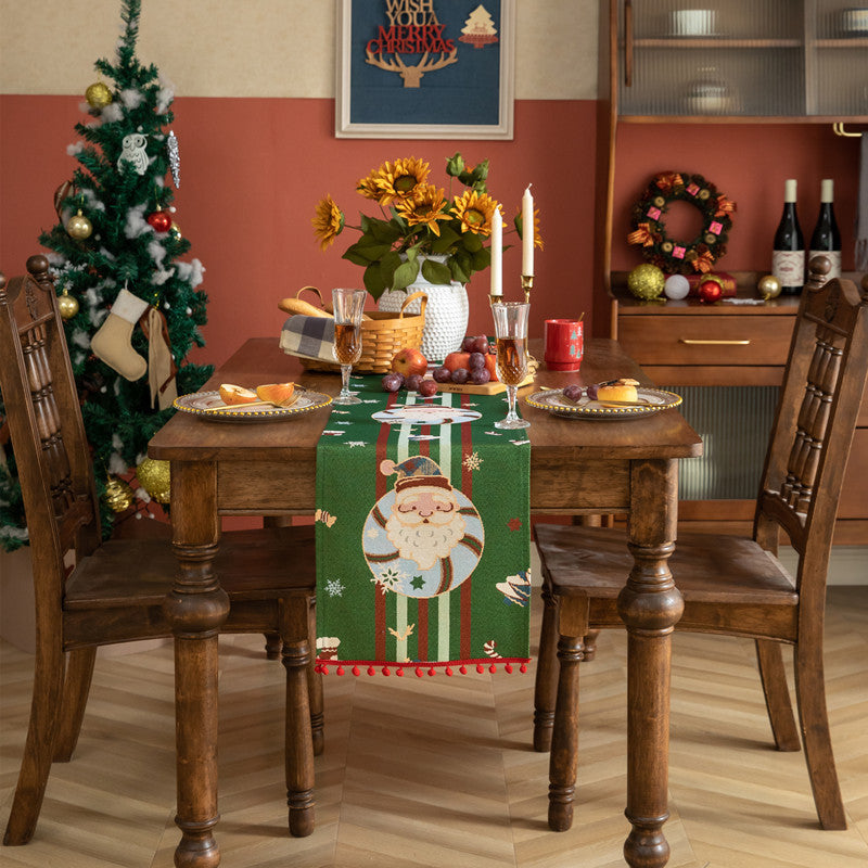 Festive Christmas Themed Table Runner