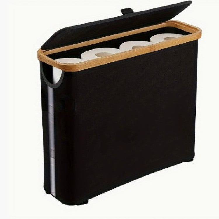 Multifunctional laundry storage box with bamboo lid Kalsten