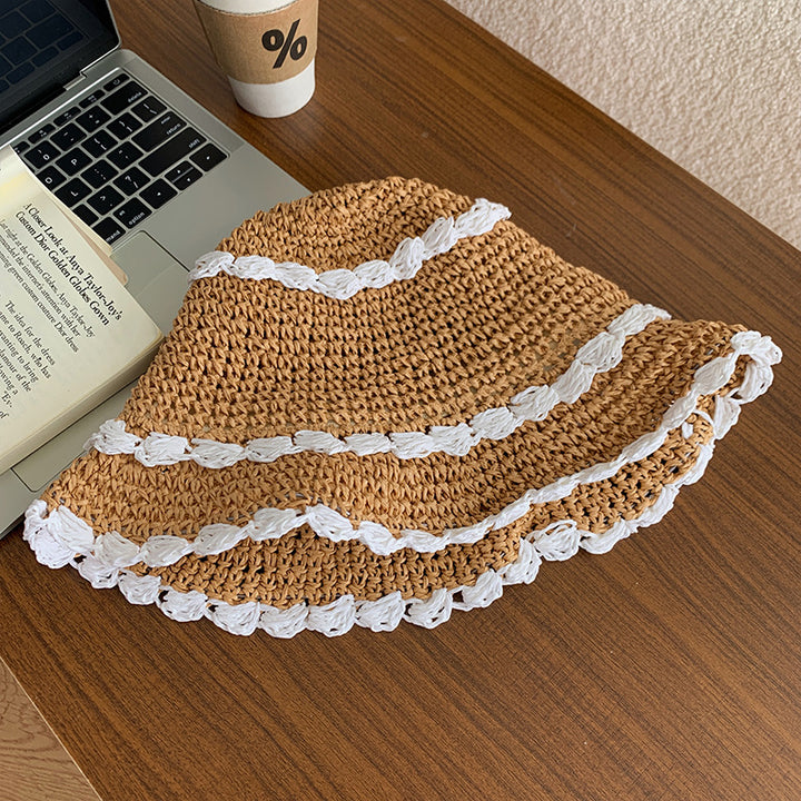 Elegant Sunshade Straw Hat