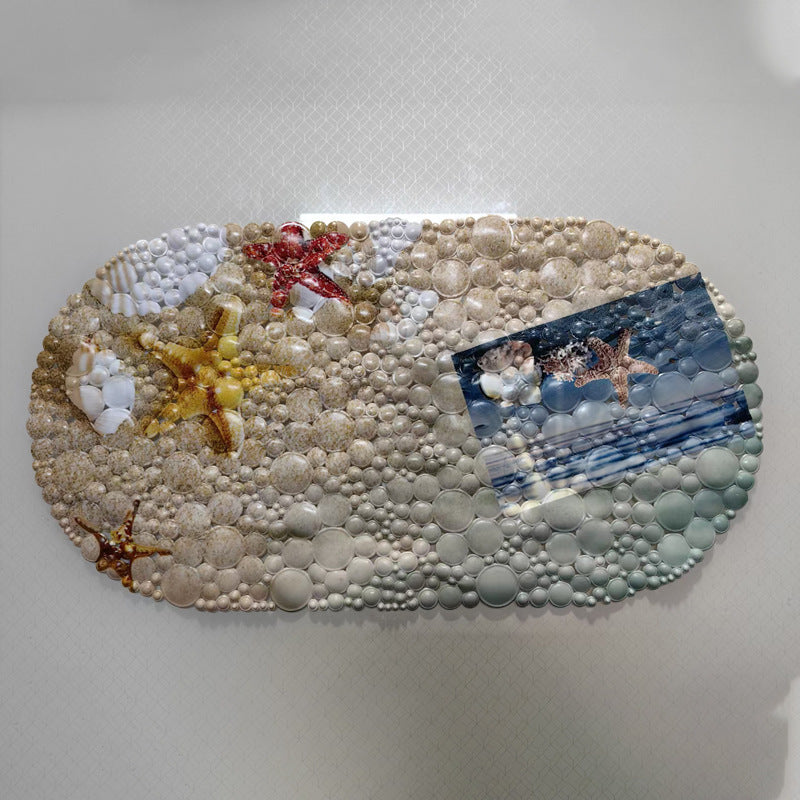 Coastal-Themed Memory Foam Bath Mat Kalsten