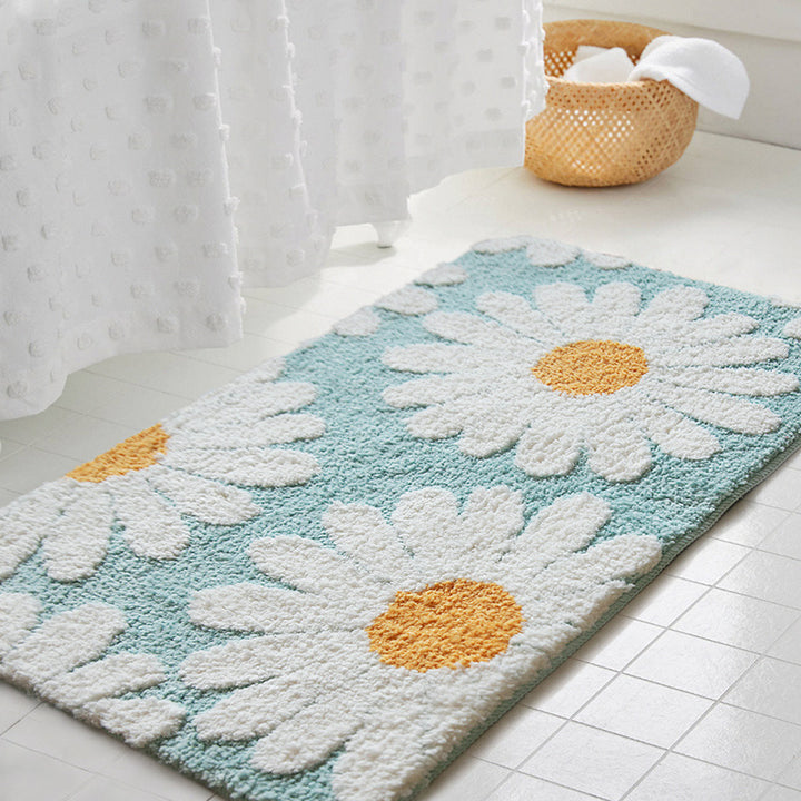 Cute Cartoon Bunny-Themed Bath Mat Kalsten