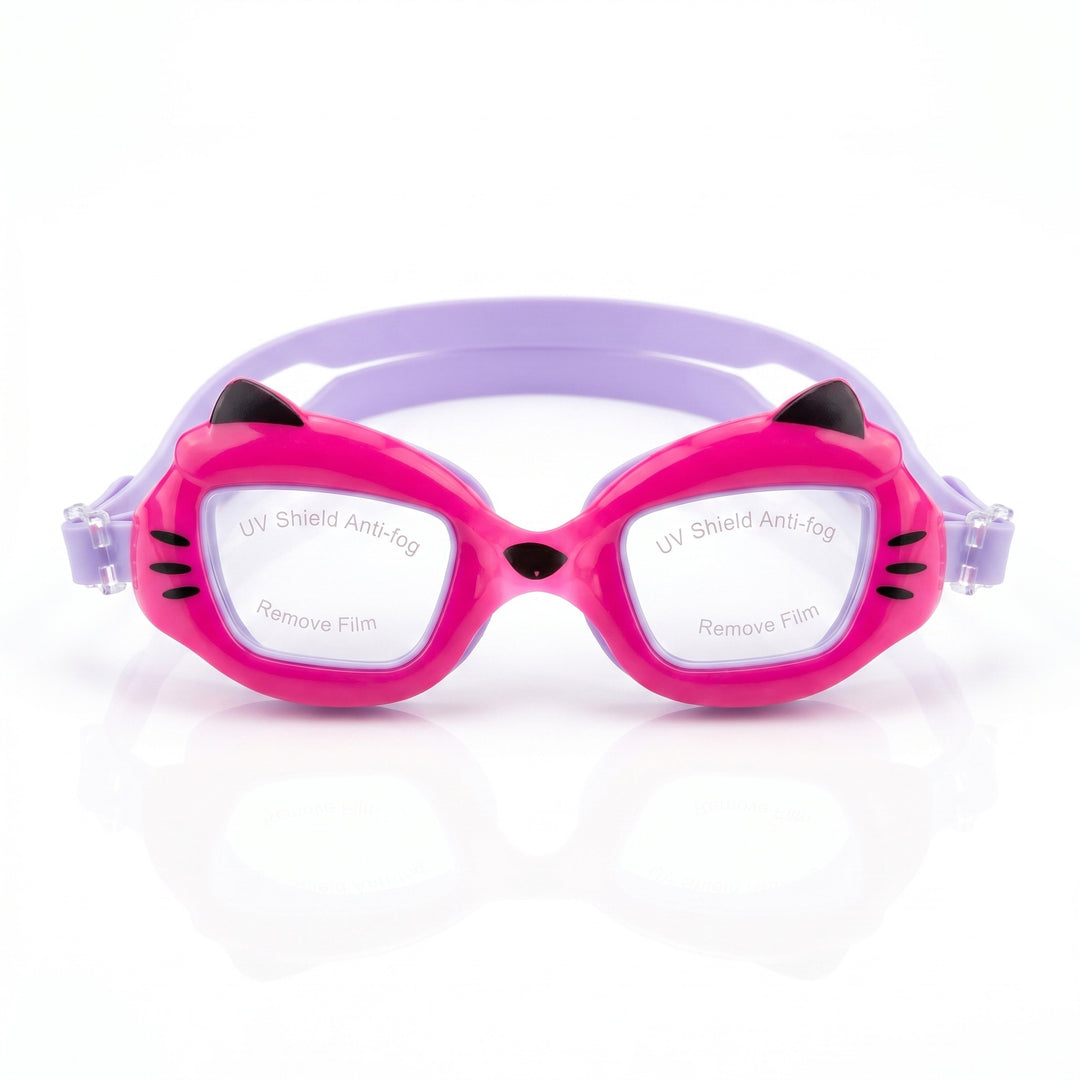 Swim goggles in a cute cat design with anti-fog technology Kalsten