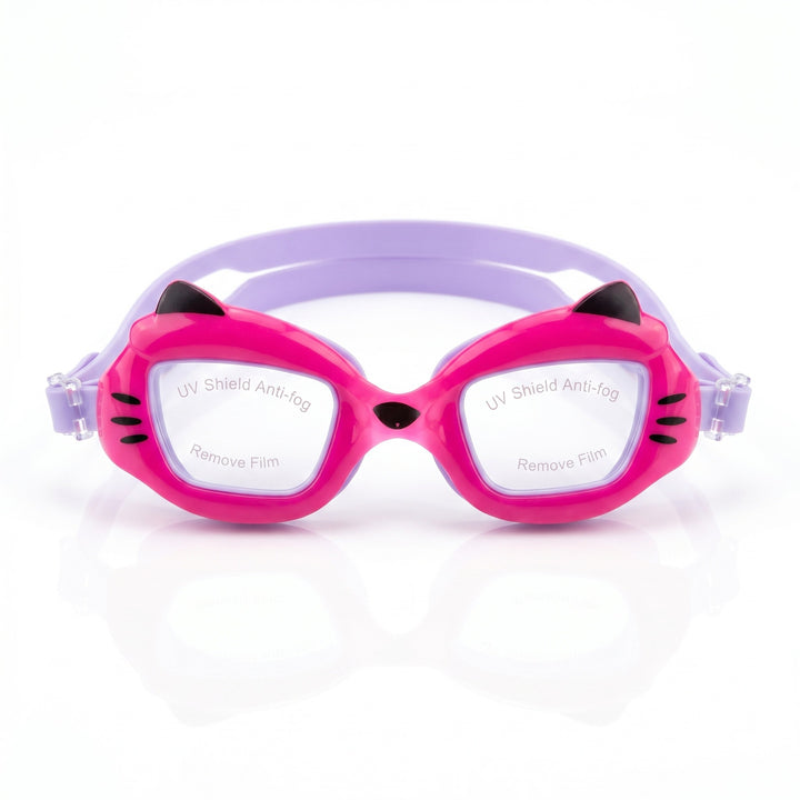 Swim goggles in a cute cat design with anti-fog technology Kalsten