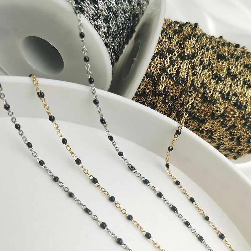 Delicate Beaded Chain Necklace Kalsten