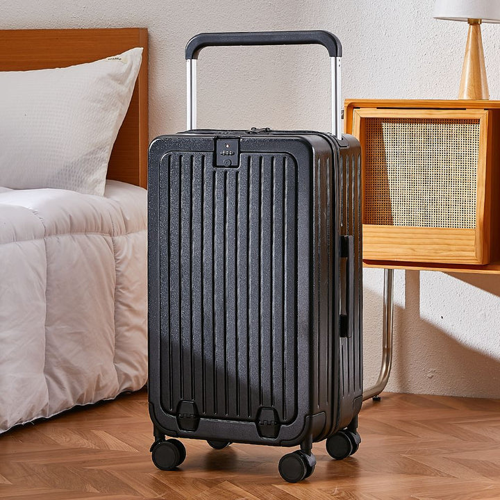 Compact Hard Shell Suitcase with 360-Degree Spinner Wheels