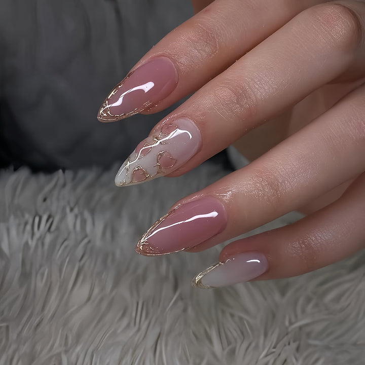 Artistic Stiletto Nail Art Extensions Kalsten
