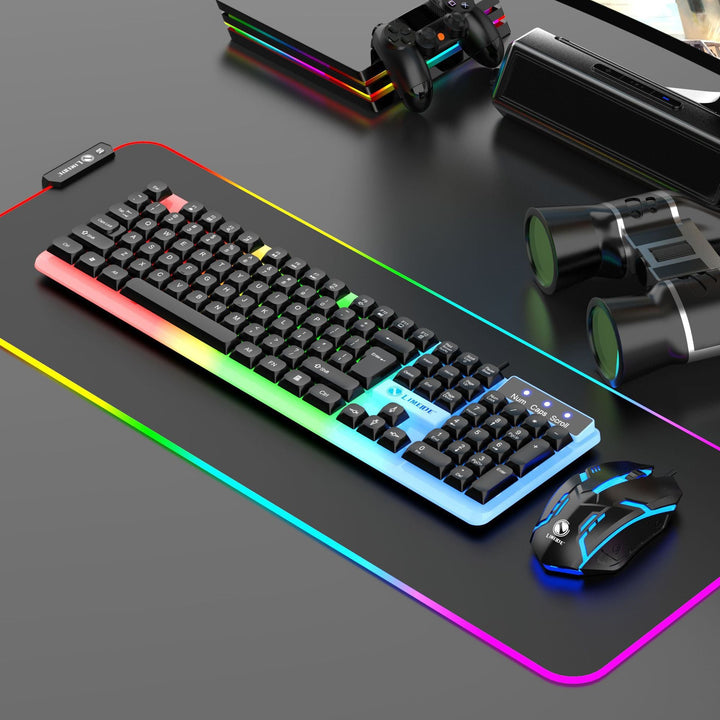 RGB Touch-Sensitive Gaming Keyboard with Precision Mouse Kalsten