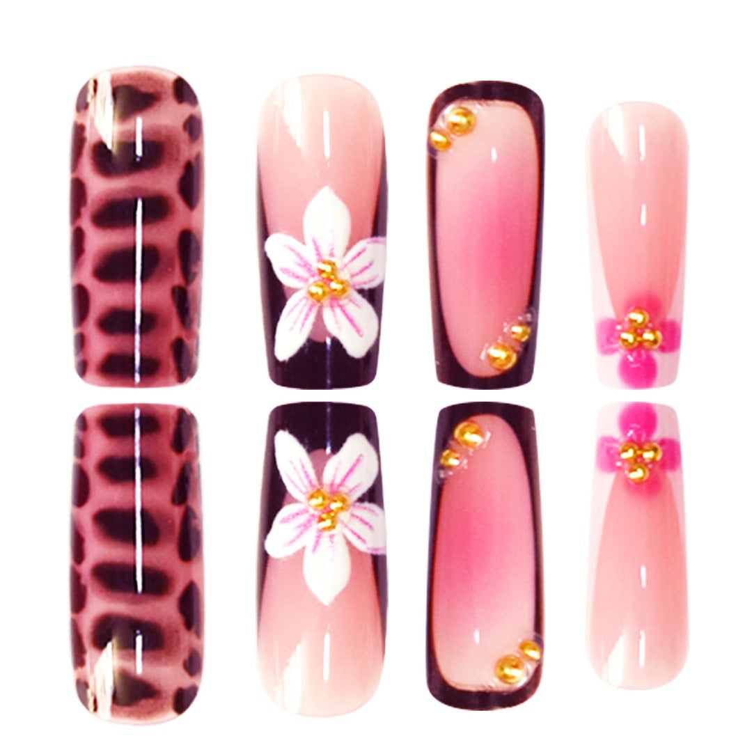 Artistic Floral Press-On Nail Extensions Kalsten 1787913978