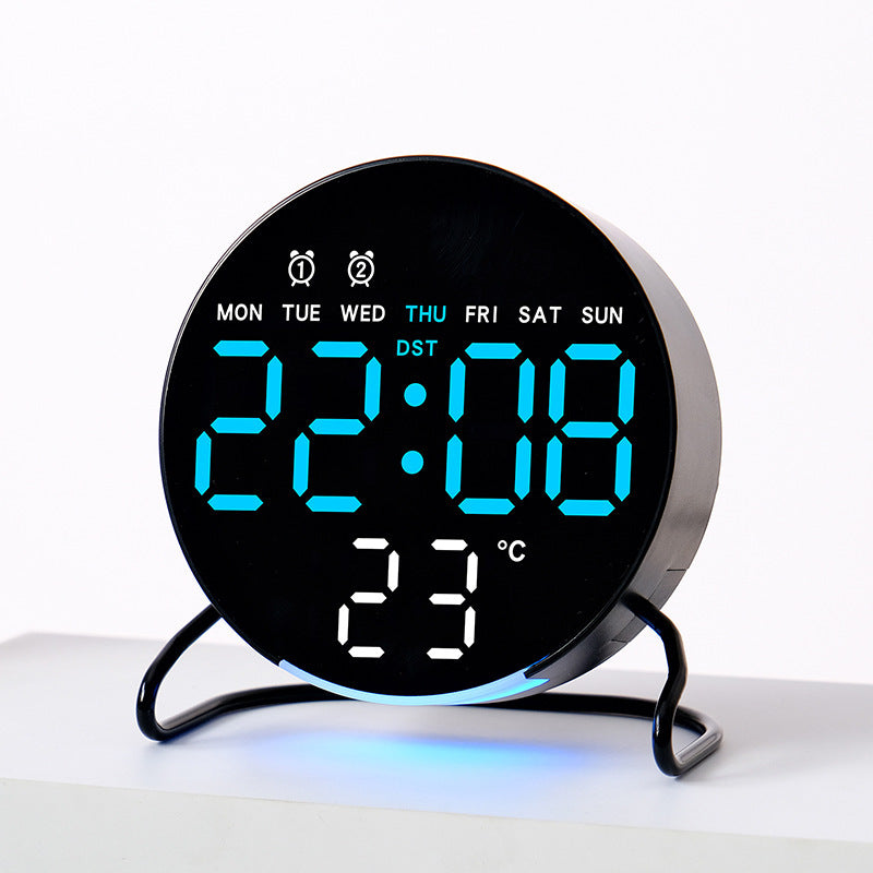 Digital alarm clock with temperature and calendar display Kalsten
