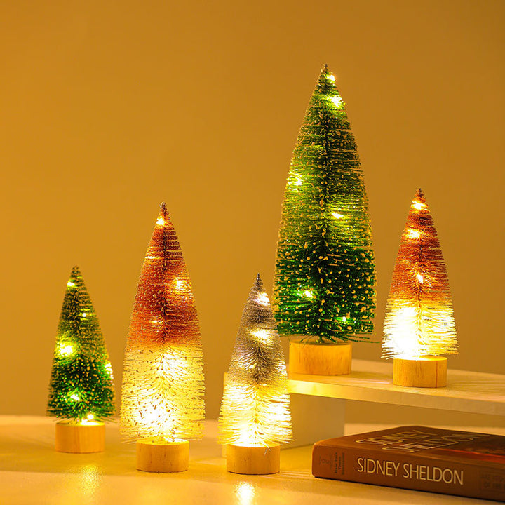 Illuminated Decorative Miniature Christmas Trees Kalsten
