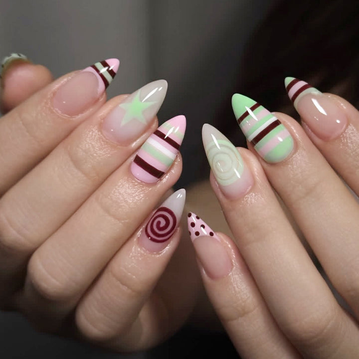 Artistic Gel Nail Art Extensions Kalsten