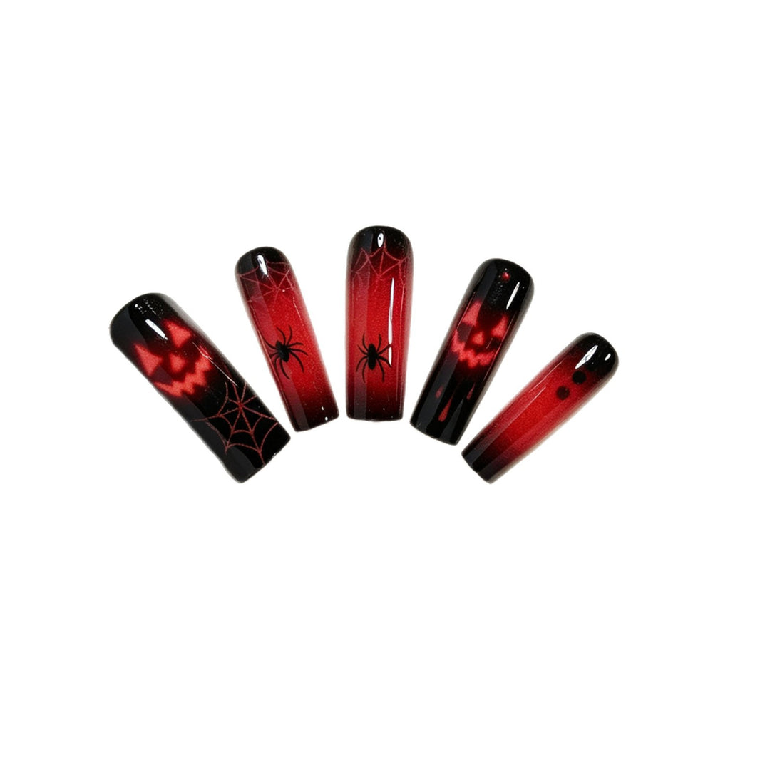 Spooky Themed Press-On Nail Art Kalsten