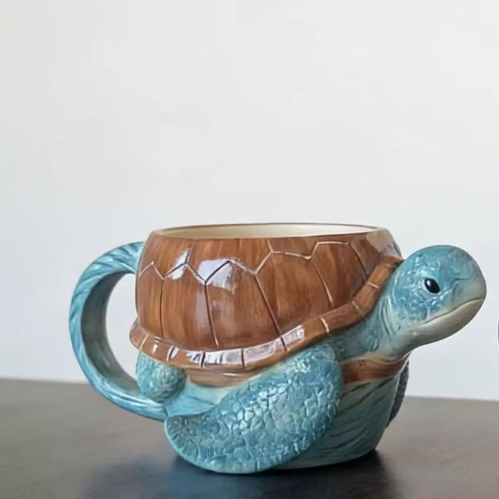 Coffee cup with turtle design Kalsten