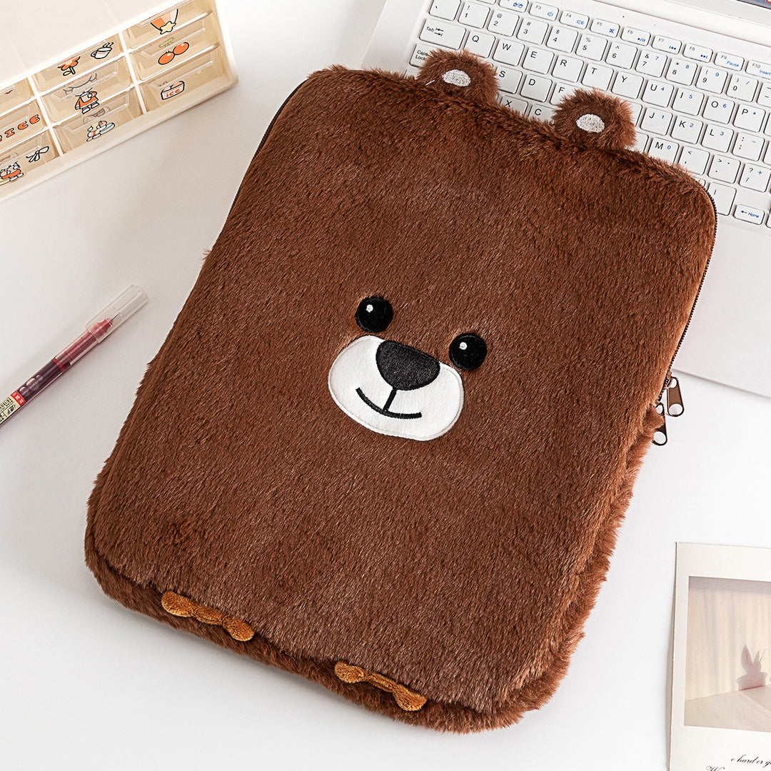 Plush Cat-Themed Pencil Case Kalsten