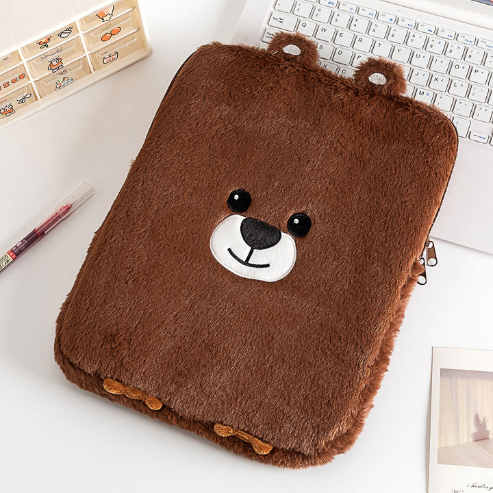Plush Cat-Themed Pencil Case Kalsten
