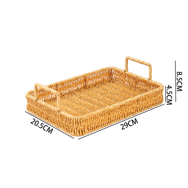 Handcrafted Woven Serving Tray Kalsten