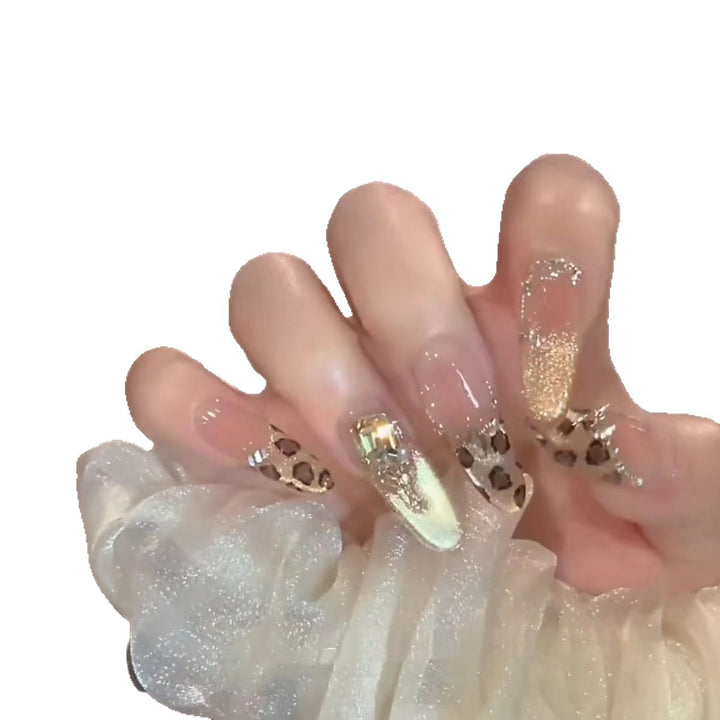 Artistic Floral Stiletto Press-On Nails Kalsten