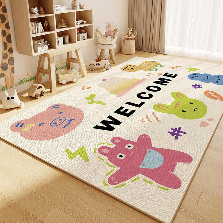 Playful Cartoon-Themed Area Rug