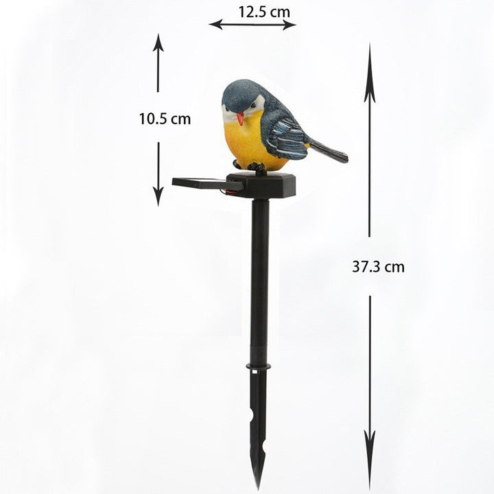 Realistic Solar-Powered Predator Owl Garden Stake With Motion Sensor Kalsten