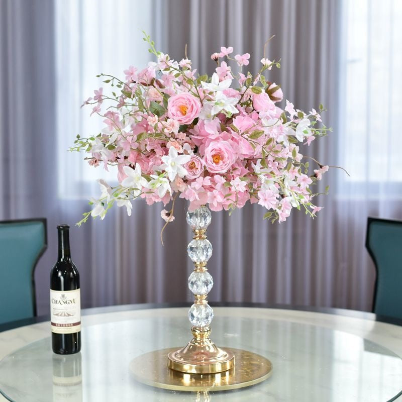 Elegant Crystal Candle Holder