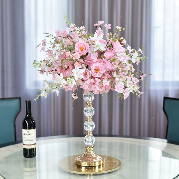 Elegant Crystal Candle Holder