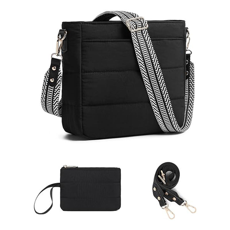 Fashionable shoulder bag with removable card case Kalsten