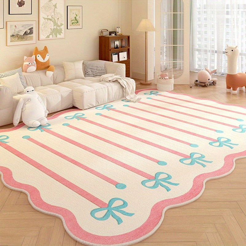 Bow-Shaped Decorative Area Rug