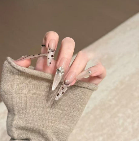 Artistic Heart Pattern Nail Art Extensions Kalsten