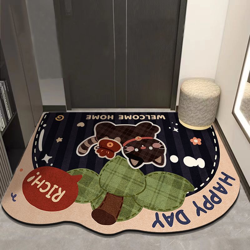 Cute Cat-Themed Entrance Mat