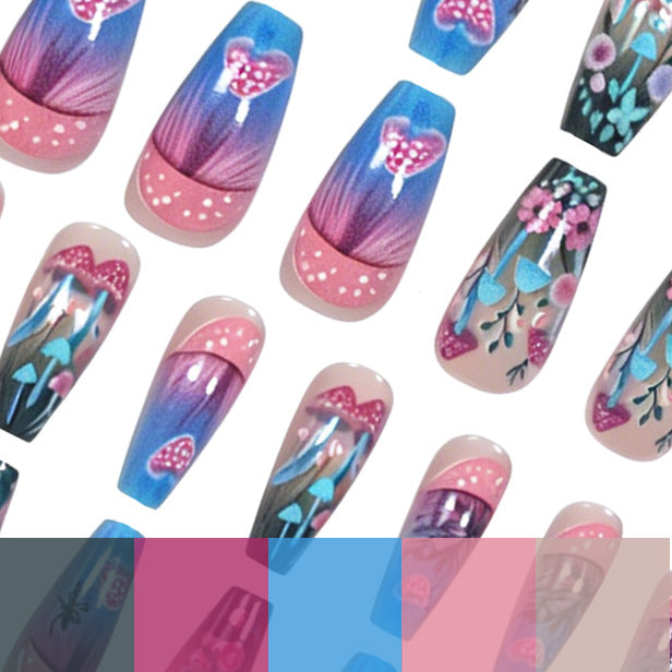 Artistic Gel Nail Art Enhancements Kalsten