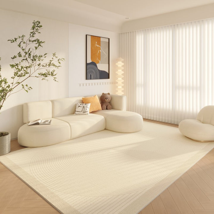 Textured Geometric Area Rug