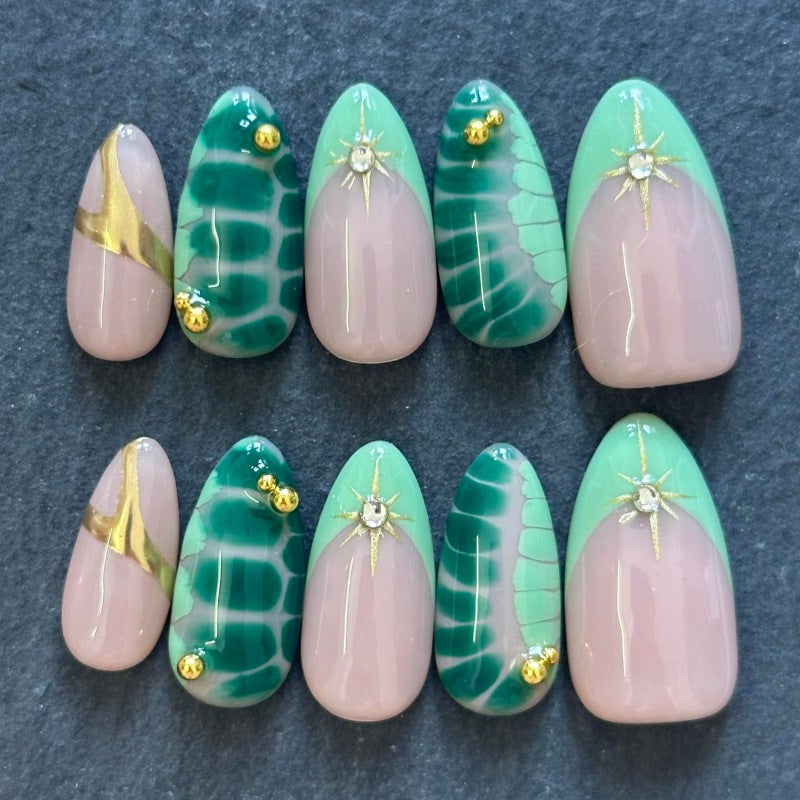 Elegant Press-On Nail Collection Kalsten