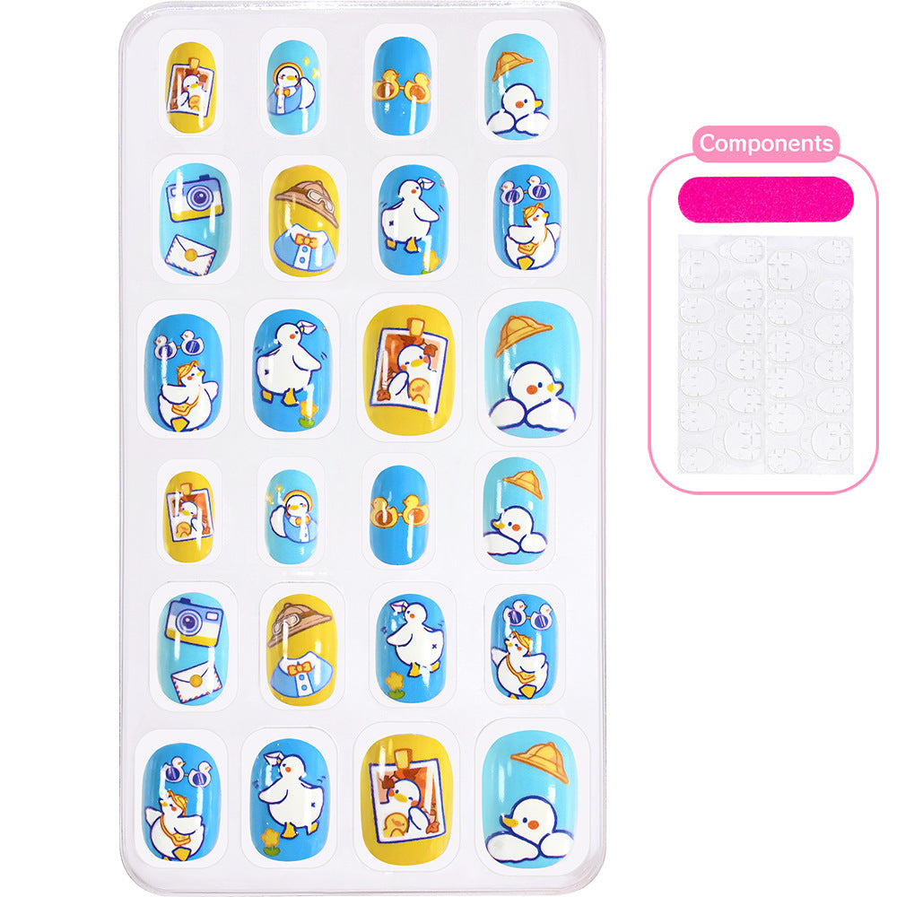 Creative Cartoon-Themed Press-On Nail Collection Kalsten