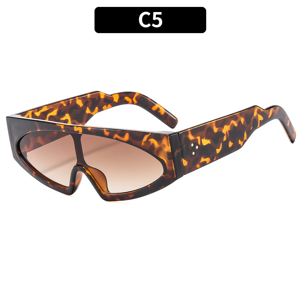 Futuristic Minimalist Shield Sunglasses