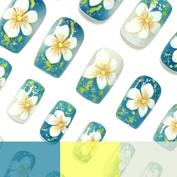 Floral Nail Art Extensions Kalsten