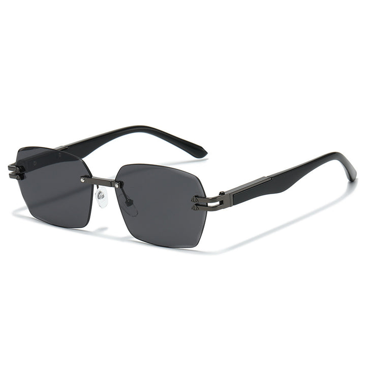 Oversized Geometric Sunglasses with Metal Details Kalsten