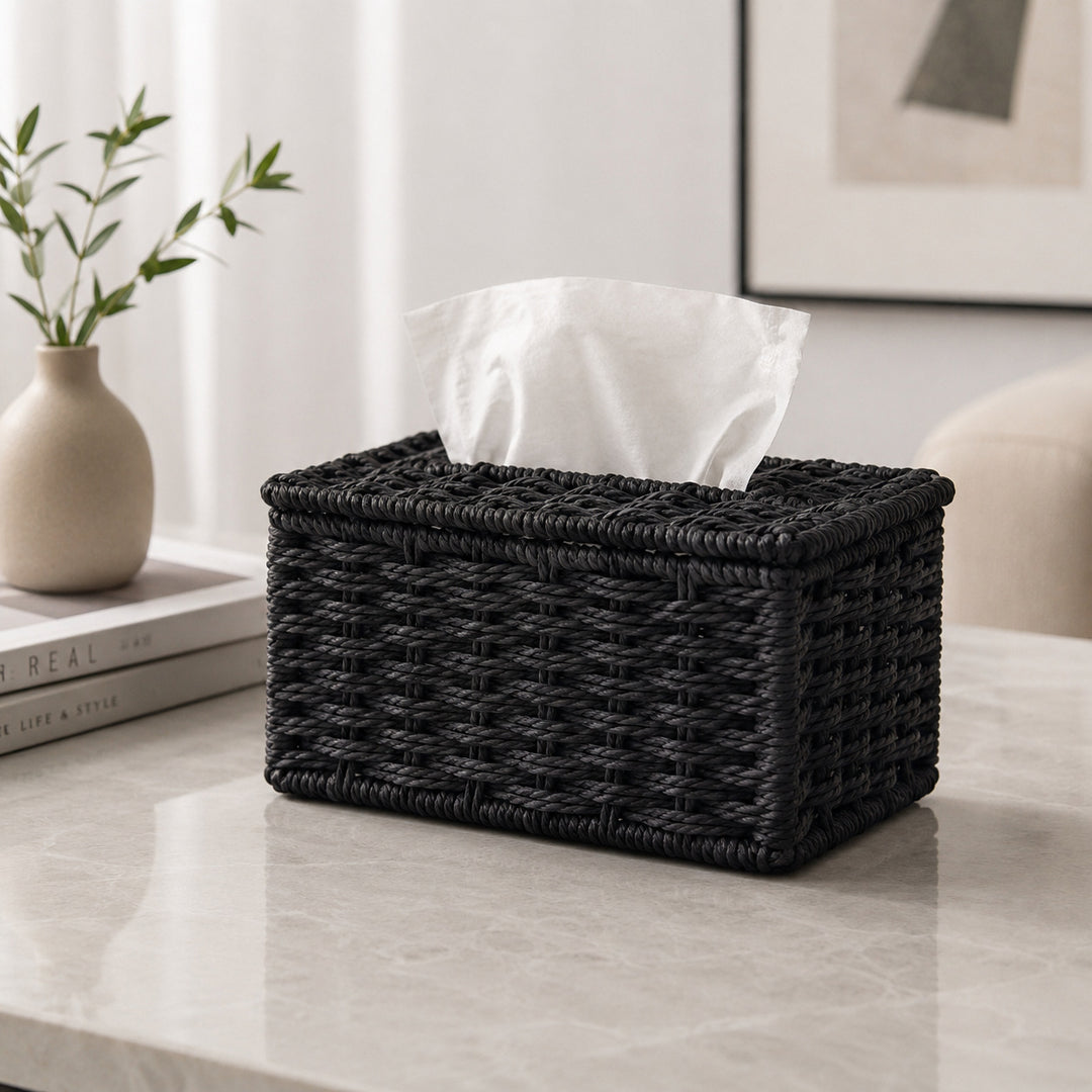 Woven Tissue Box Cover Kalsten
