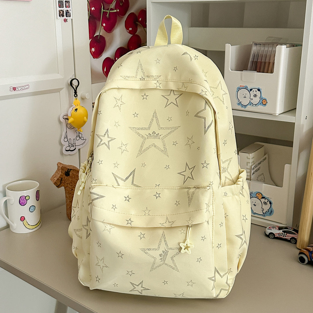 Casual Star-Embellished Backpack Kalsten 1791205374