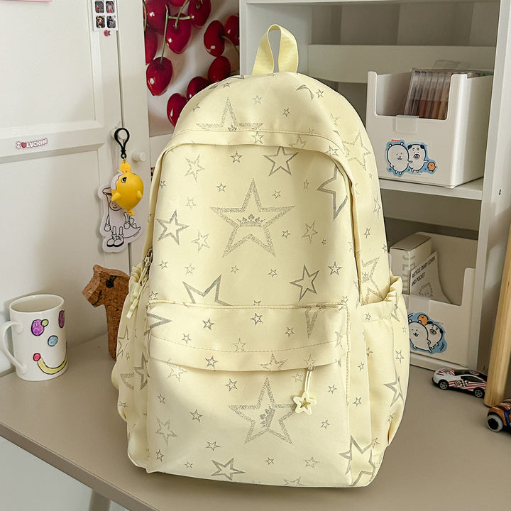 Casual Star-Embellished Backpack Kalsten 1791205374