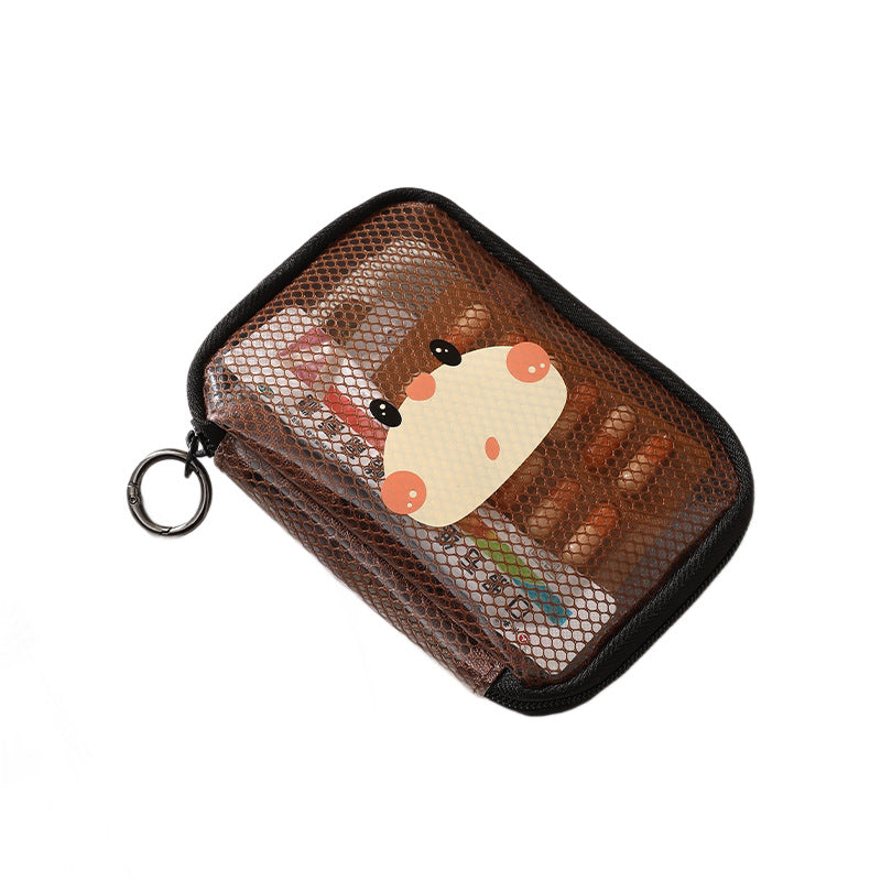 Cute Animal-Themed Mesh Pencil Case Kalsten