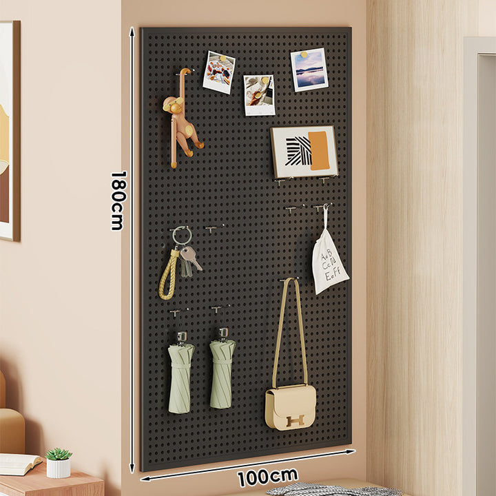 S-Shaped Offset Pegboard Utility Hooks with Support Post