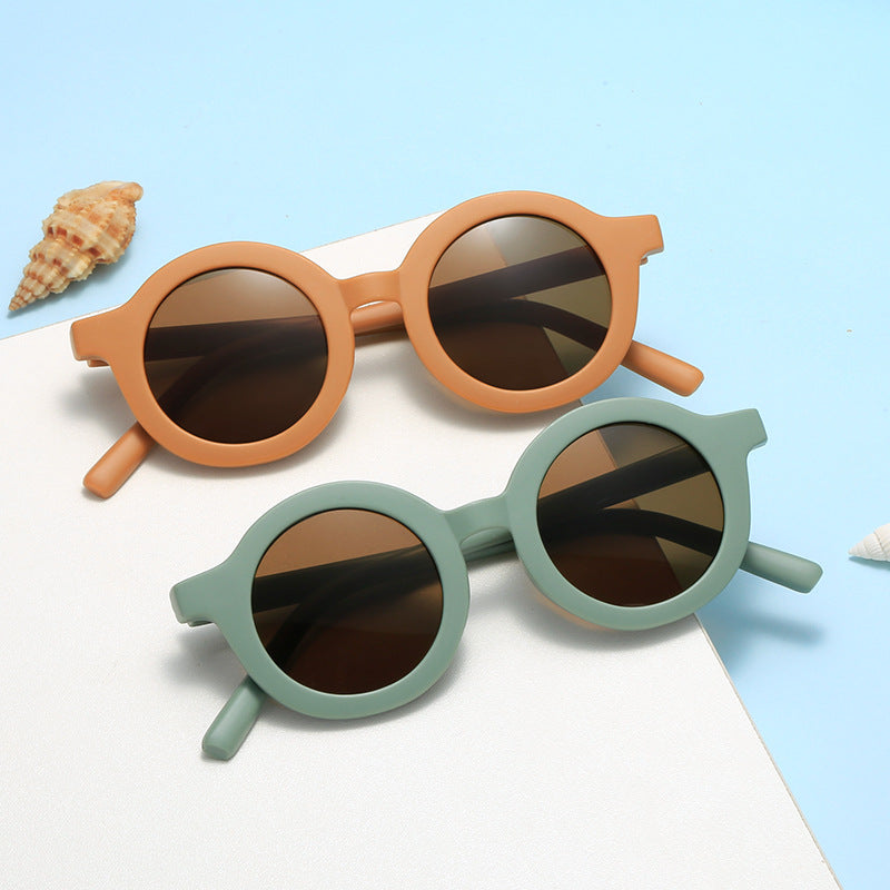Women's trendy round sunglasses with comfortable frame and UV protection Kalsten