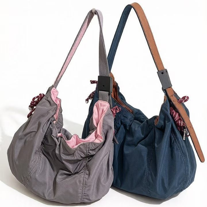 Functional Drawstring Shoulder Bag