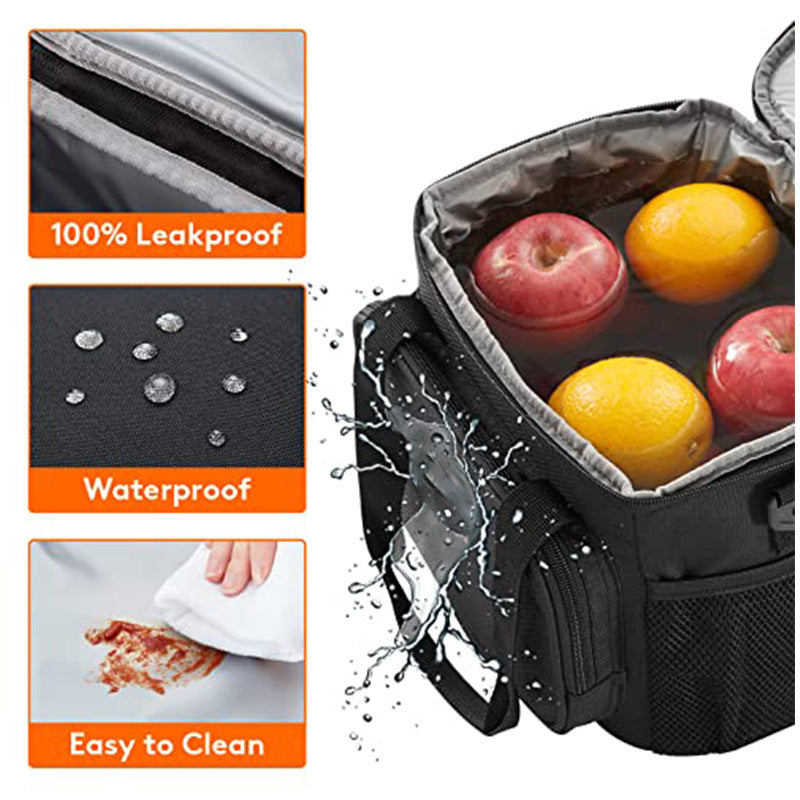 Insulated cooler bag with practical front pocket Kalsten