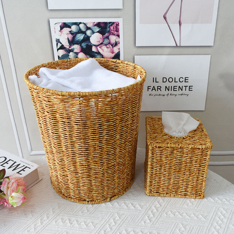 Woven Rectangular Storage Basket Kalsten