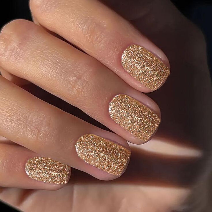 Glittery Press-On Nail Set Kalsten